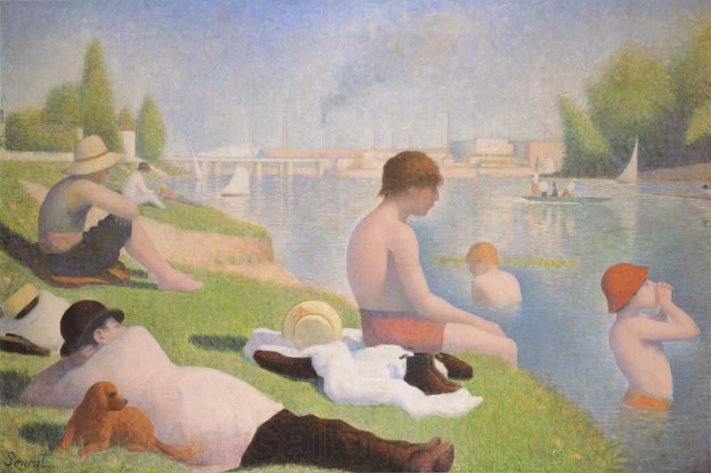 Georges Seurat Bathers at Asnieres Germany oil painting art